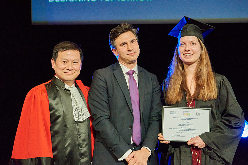 Remise du diplôme de Master en Management à l'ESCP